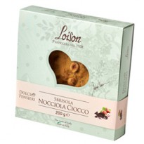 Torta Sbrisola Nocciola ciocco 200gr - Loison 531