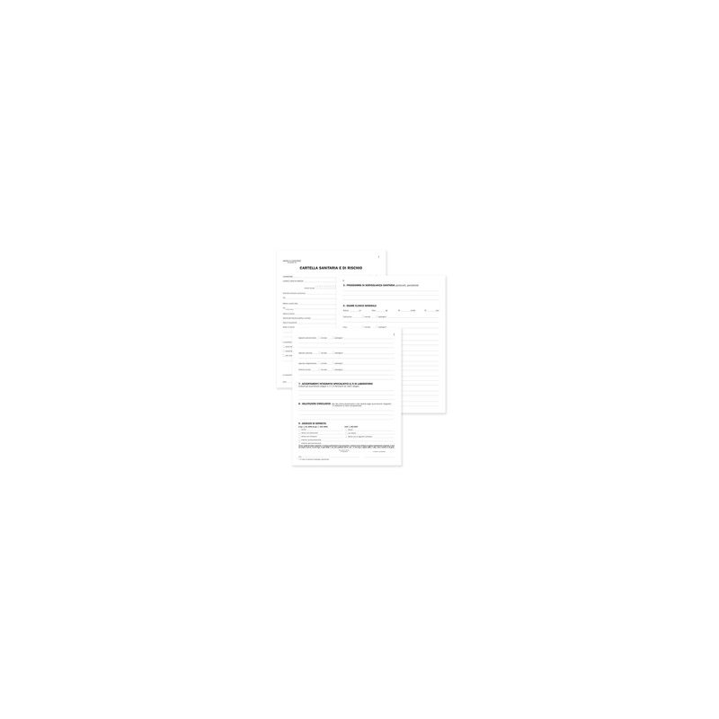 Registro Presenze Mensili 48pag. 31x24,5cm DU131301200 DU (Conf. 10)