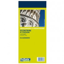 Blocco scontrino 2 sezioni 100copie num. blu 5,8X13cm DU160000090 DU DU160000090 - Conf da 50 pz.