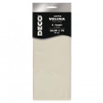 Busta 5 fogli carta velina 20gr 50x76cm avorio CWR 12283/04