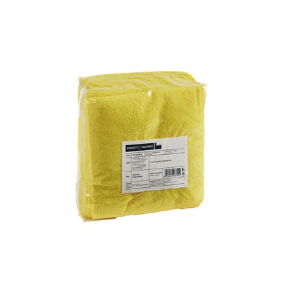 Pack 10 Panni microfibra 40x40cm giallo Ultrega PERFETTO 26600