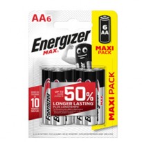 Blister 6 pile stilo AA - Energizer Max E301533804