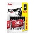 Blister 6 pile stilo AA - Energizer Max E301533800