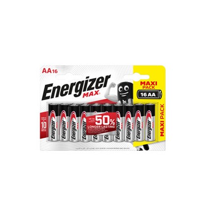 Blister 16 pile stilo AA - Energizer Max E301533100