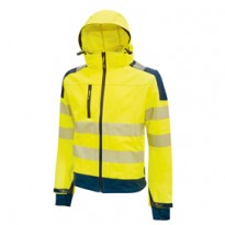 Giacca Softshell alta visibilitA Miky giallo fluo Taglia M U-Power HL169YF-M