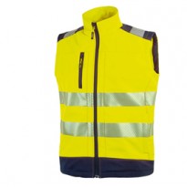 Gilet alta visibilitA softshell Dany giallo fluo Taglia L U-Power HL173YF-L