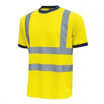 Pack 3 T-shirt alta visibilitA Tg XL giallo fluo Glitter U-Power HL197YF-XL