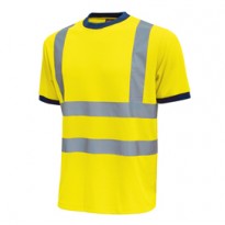 Pack 3 T-shirt alta visibilitA Tg XXL giallo fluo Glitter U-Power HL197YF-XXL