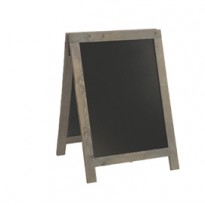 Lavagna Nature 85x54,5x44cm legno grigio SANDWICH Securit SBD-NG-85