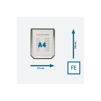 Display A4 verticale per colonnina 600G Stilcasa 605V