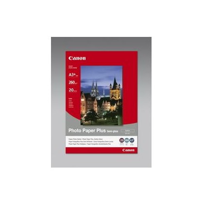 CANON CARTA FOTOGRAFICA PLUS SEMI GLOSS SG-201 A3+ 20FOGLI 260g/m2 1686B032 - Conf da 2 pz.