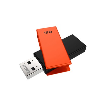 MEMORIA USB 2.0 C350 128GB ARANCIONE ECMMD128GC352