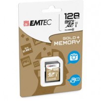 SDXC EMTEC 128GB CLASS 10 GOLD + ECMSD128GXC10GP