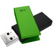 MEMORIA USB 2.0 C350 64GB VERDE ECMMD64GC352