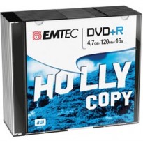 DVD+R EMTEC4,7GB 16X SLIM CASE (kit 10pz) ECOVPR471016SL