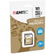 SDHC EMTEC 16GB CLASS 10 GOLD + ECMSD16GHC10GP