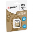 SDXC EMTEC 64GB CLASS 10 GOLD + ECMSD64GXC10GP