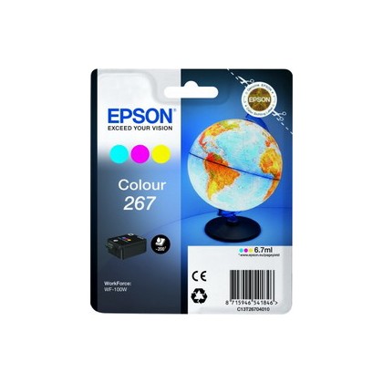 CARTUCCIA INCHIOSTRO COLORI 267 GLOBE C13T26704010