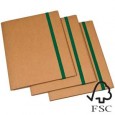 CARTELLINA 3 LEMBI 25X35CM CARTONE FSC C/ELASTICO PIATTO 20mm STARLINE 1403 - Conf da 5 pz.