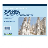 Blocco prima nota cassa 50/50copie autor. 21,5x29,7cm DU16804C000 DU16804C000