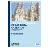 Blocco prima nota cassa/iva 50/50copie autor. 29,7x21,5cm DU1680C0000 DU1680C0000