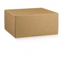 Scatola box per gastronomia dasporto linea Marmotta 30x40x19,5cm avana 38530C - Conf da 2 pz.
