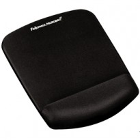 Mousepad con poggiapolsi in FoamFusion Microban PlusTouch nero Fellowes 9252003