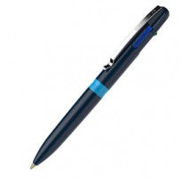 Penna a sfera Take 4 a quattro colori punta M fusto blu Schneider P138003 - Conf da 10 pz.