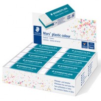 Gomma Mars plastic turchese Staedtler 526 50E1-35 - Conf da 20 pz.