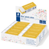 Gomma Mars plastic giallo oro Staedtler 526 50E1-11 - Conf da 20 pz.