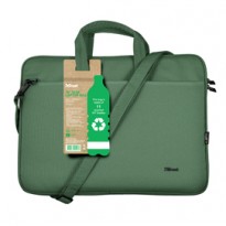 Borsa ecocompatibile per notebook da 16 Bologna - verde salvia Trust 24450