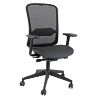 Seduta ergonomica completamente in rete Shape nero SHSU/BR2D/N