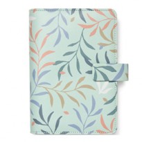 Organiser f.to Personal 187x153x40mm c/cinturino fant. Botanical menta Filofax 22-022648