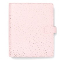 Organiser f.to A5 233x217x46mm c/cinturino Confetti rosa Filofax 22-028736