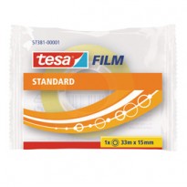 Nastro adesivo trasparente tesafilm 33mx15mm conf. singolarmente Tesa 57381-00001-02 - Conf da 30 pz.