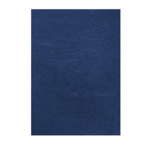 100 Copertine A4 cartoncino groffrato semilpelle 240g royal blu Fellowes 5371305