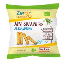 Mini grissini al rosmarino monodose da 30gr Zer 0700674 - Conf da 12 pz.