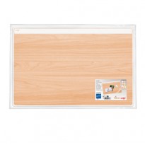 Sottomano Silva in pvc con stampa legno e copertura trasp. Antiriflesso Cep 1008001021