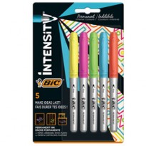 Astuccio 5 marcatori Intensity punta tonda colori assortiti Rainbow BIC 503927