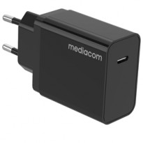 Caricatore da muro 30W porta USB Type-C Mediacom MD-A130