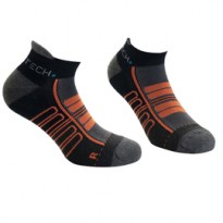 Pack 2 paia di calze fantasmino cervinia taglie 40-43 blu arancio HH082YZ43