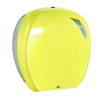 Dispenser carta igienica Mini Jumbo Skin rotolo D 24cm giallo fluo A90710FAB