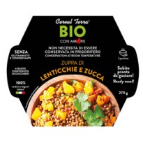 Zuppa lenticchie e zucca in confezione da 300gr - Cereal Terra 0039726 - Conf da 6 pz.
