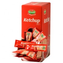 Confezione 250 bustine monodose da 15gr Ketchup Viander 15490