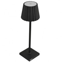 Lampada da tavolo a LED in alluminio e PMMA nero L1776620