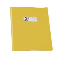 Copriquaderno PVC lucido coprente GreenLine A5 c/alette giallo RiPlast 34618045 - Conf da 25 pz.