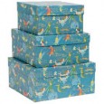 Set 3 scatole regalo grandi fantasia Peter Pan dimensioni assortite Kartos 12146000