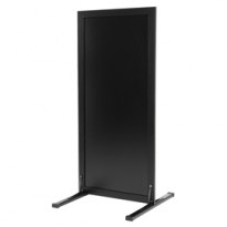 Lavagna Stand da terra Woody 117x56x60cm nero Securit SBST-BL-120