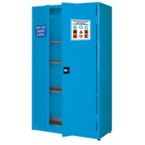 Armadio di sicurezza per liquidi chimici 107,5x50x185cm blu ARM001C