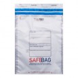 100 Sacchetti di sicurezza bianchi Safe Bag per corrieri C3 32,1x47+4cm 68284
